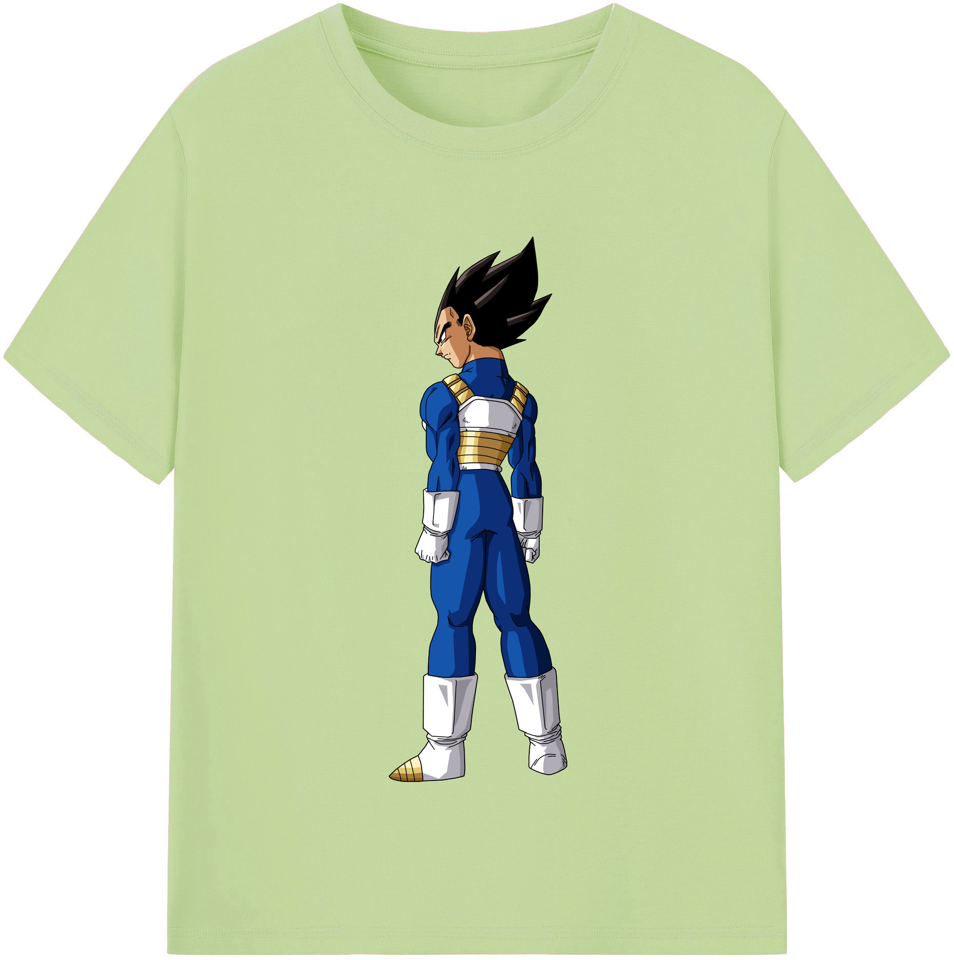 （画像用） ドラゴンボール ベジータ四世（Bejīta Yonsei）DRAGON BALL Vegeta IV 綿100％半袖Tシャツ（フロントプリント）